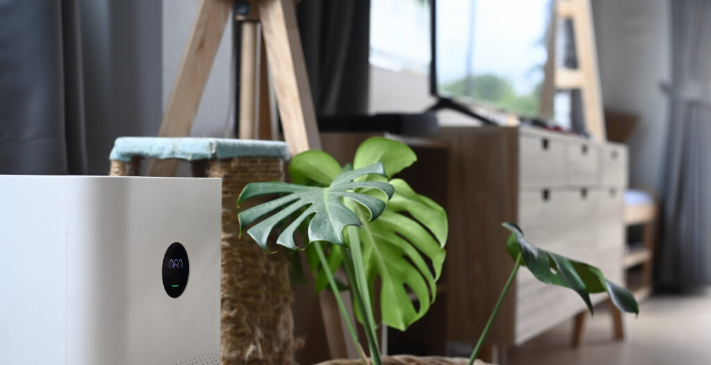Veteran Air Indoor Air Purifier Running In Sarasota Florida