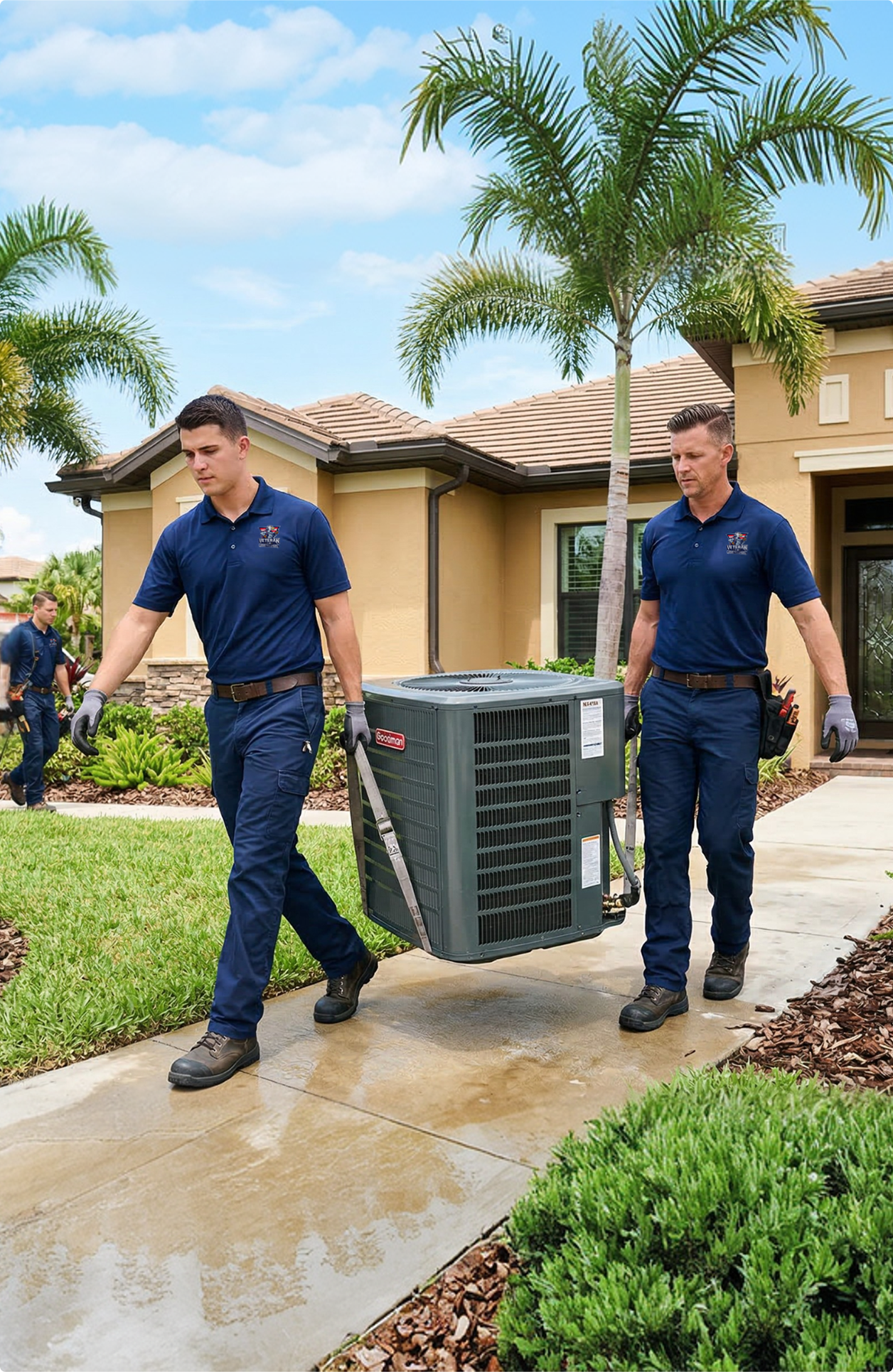 AC install process image