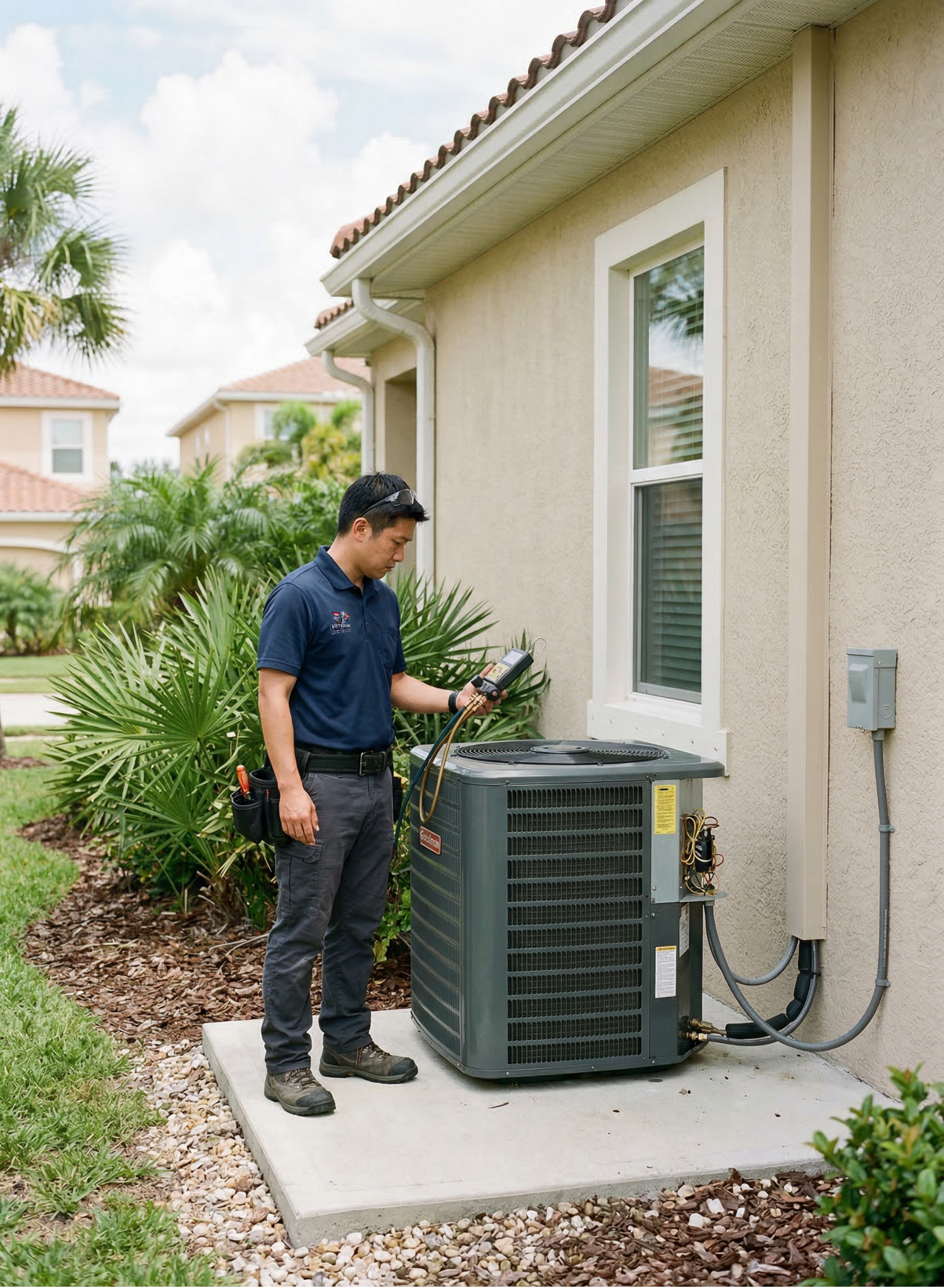 ac repair process