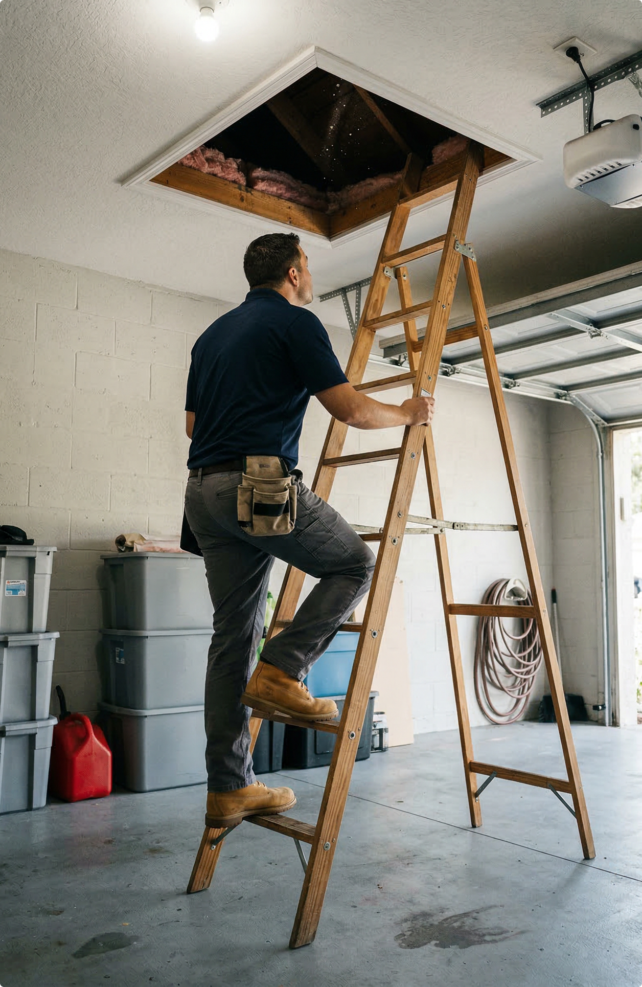 air duct repair process image change