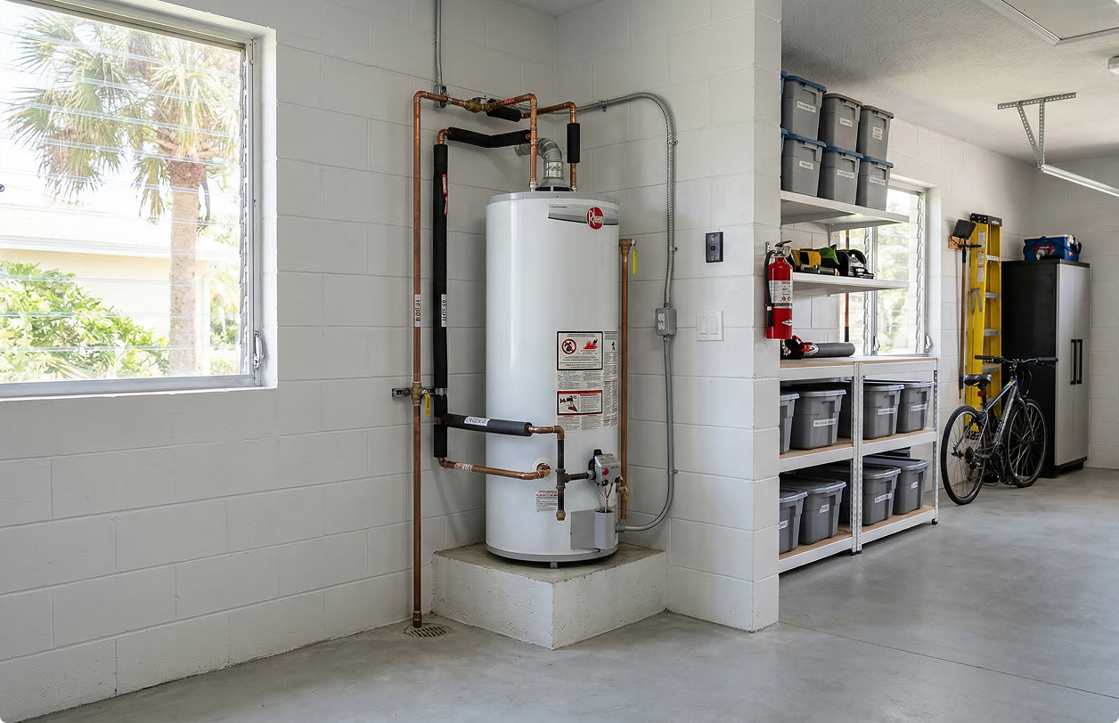 water heater install 2