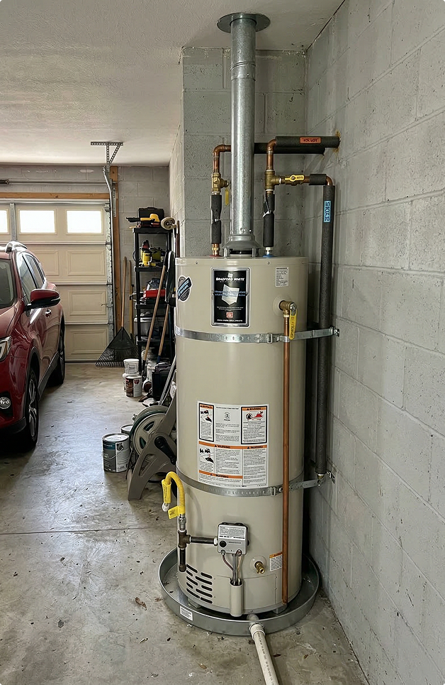 water heater repair process image