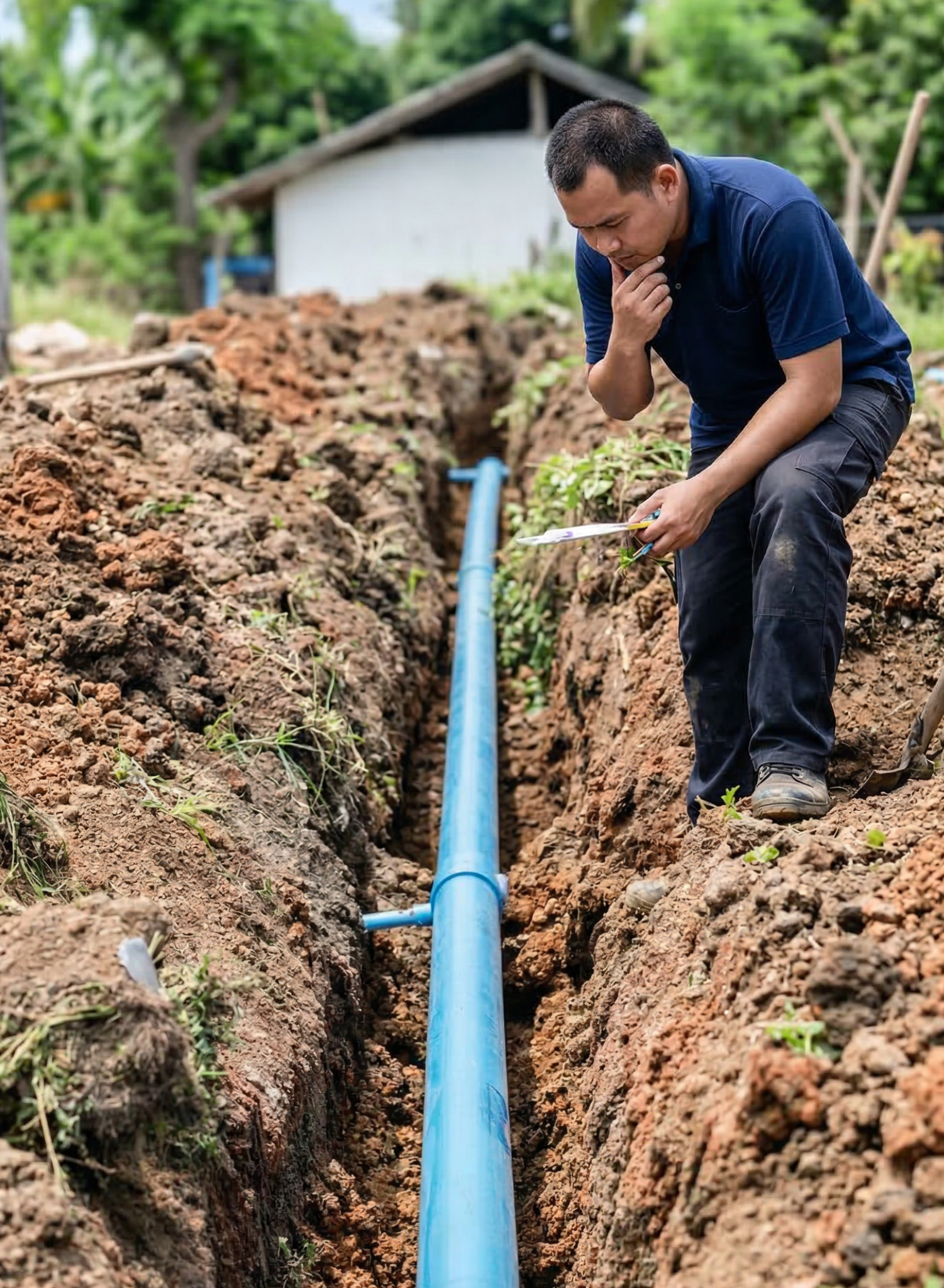 water line repair process