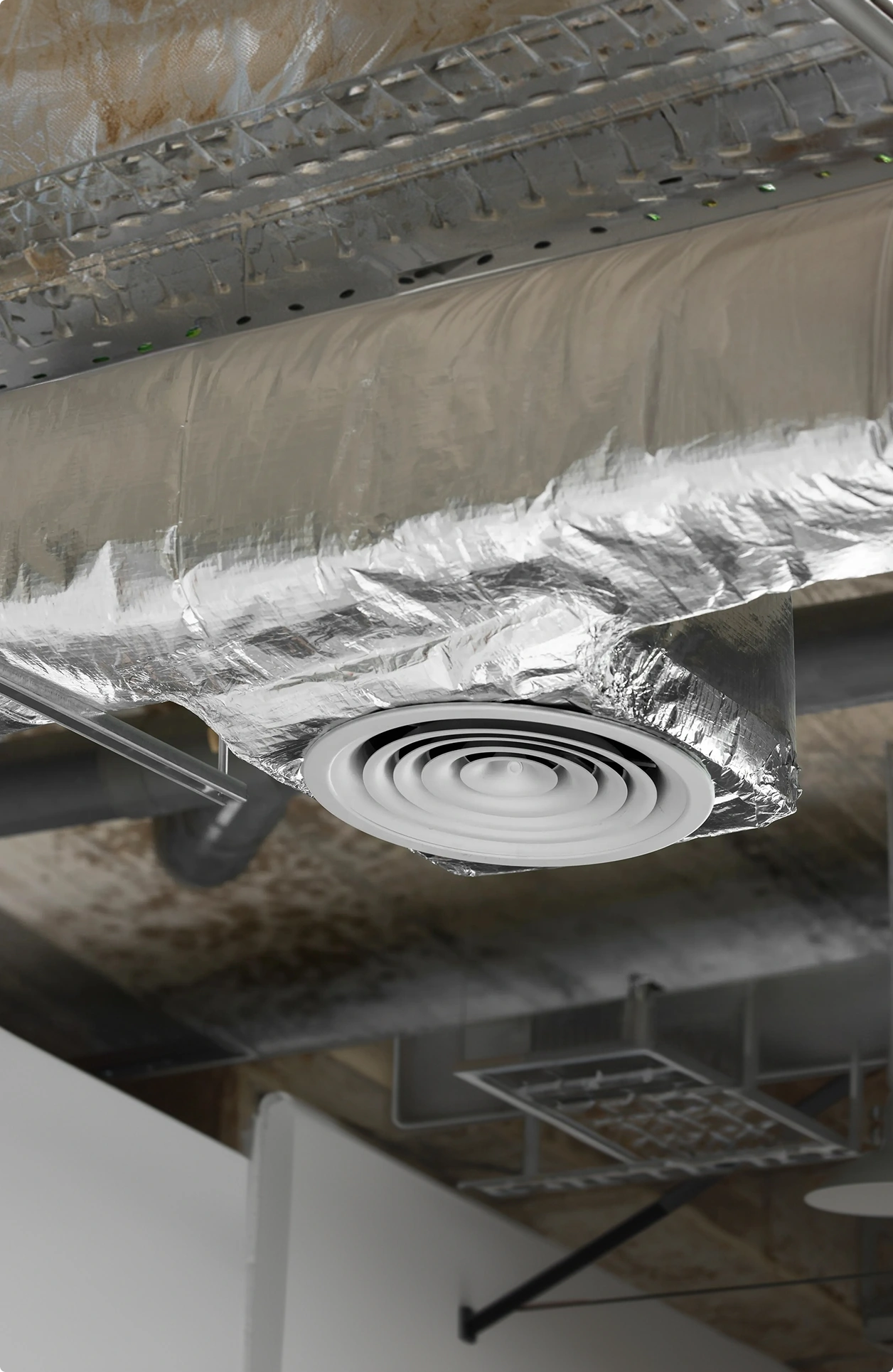 Veteran Air Technician Replacing Ceiling AC Filter In Sarasota Home