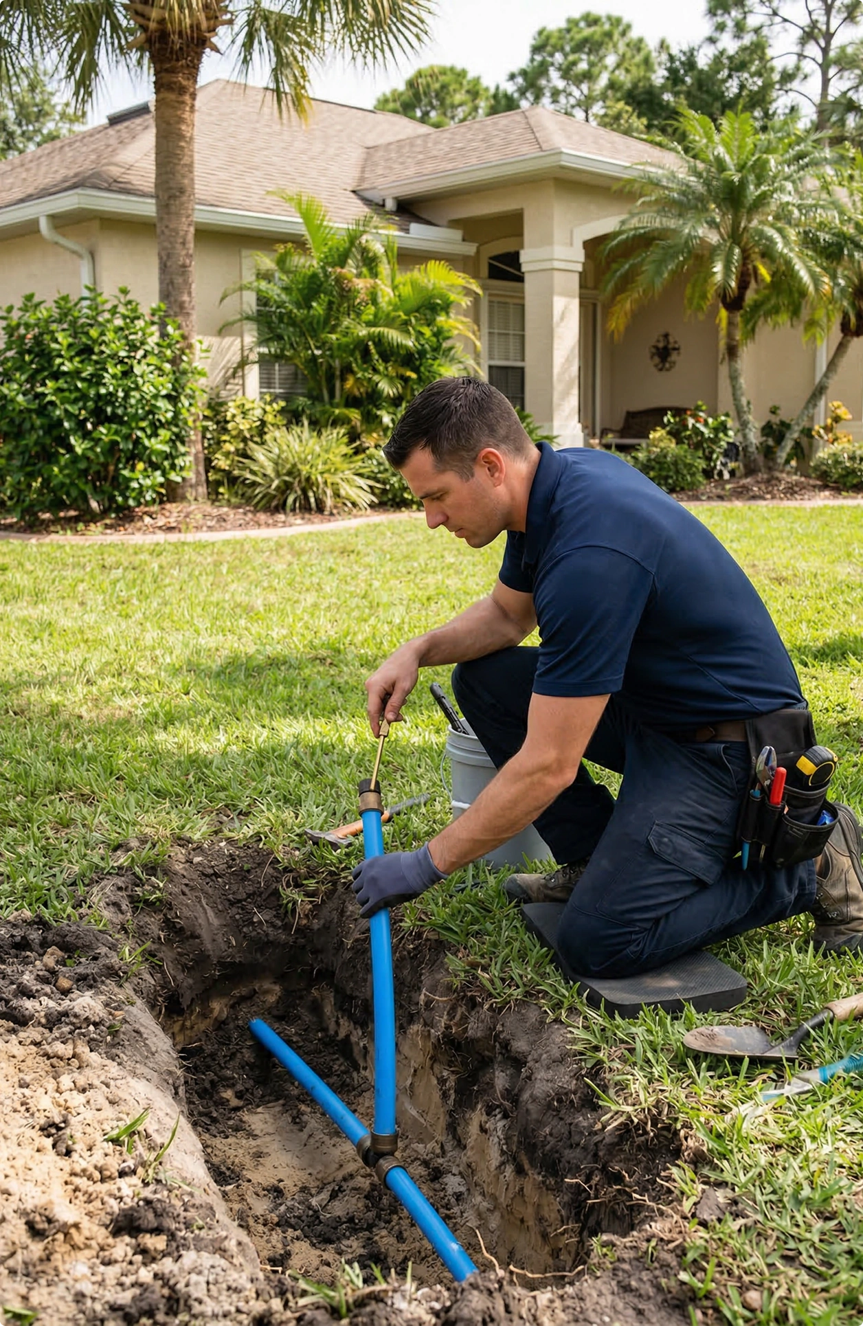 Water Line Repair Process
