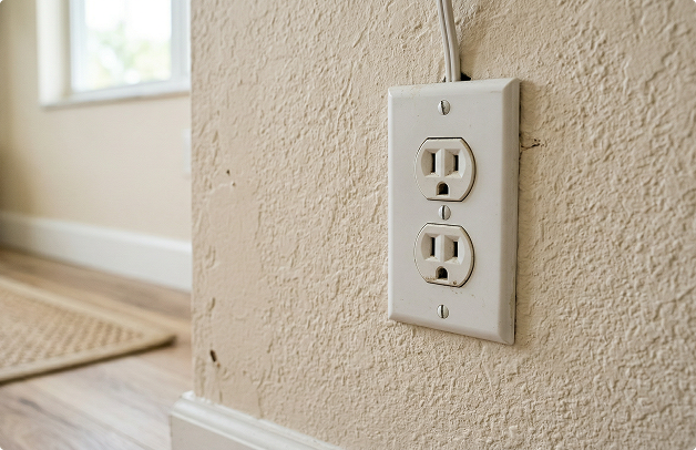 Electrical Wall Outlet Installed In Sarasota Florida