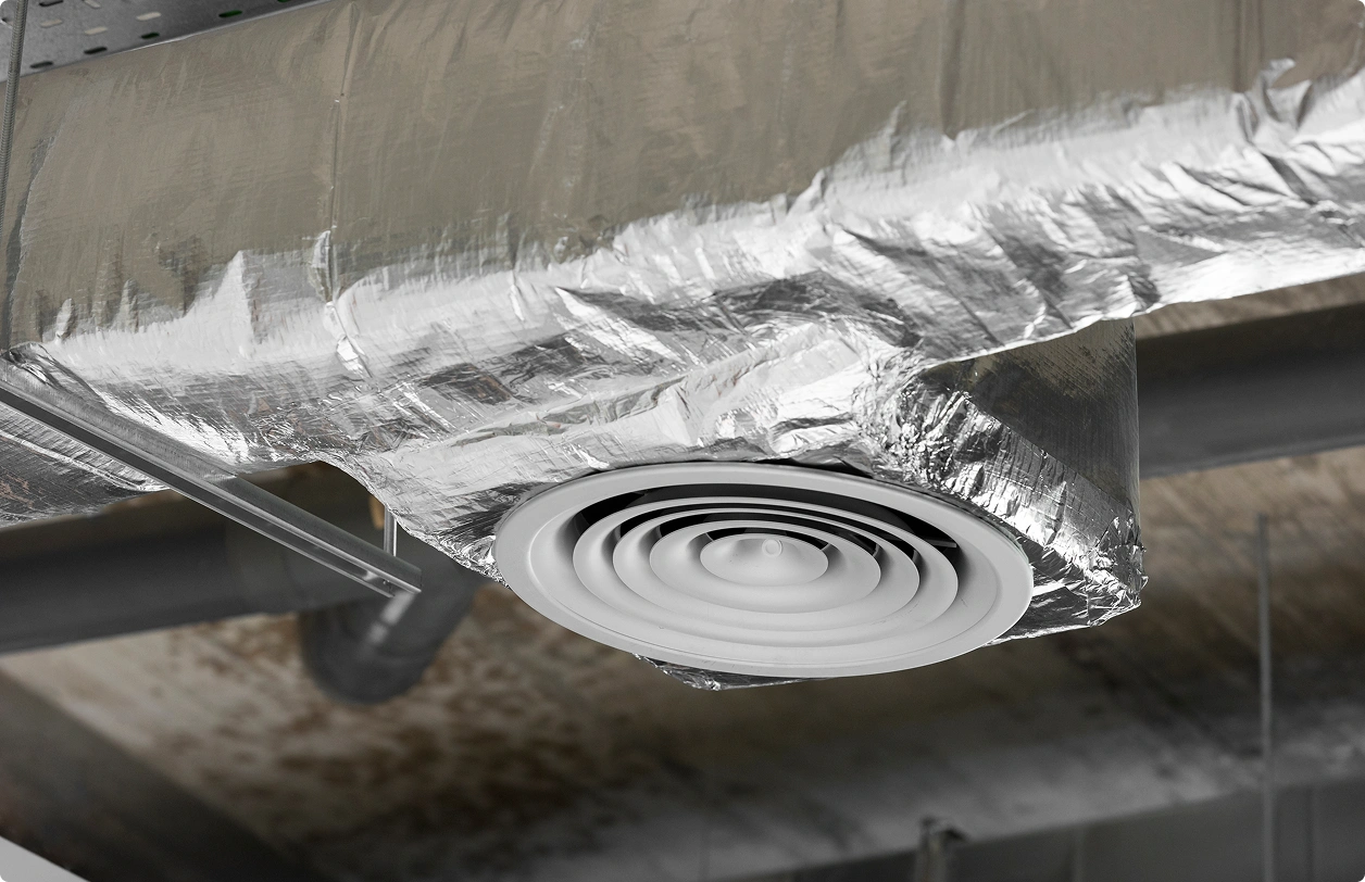Veteran Air Technician Replacing Ceiling AC Filter In Sarasota Home