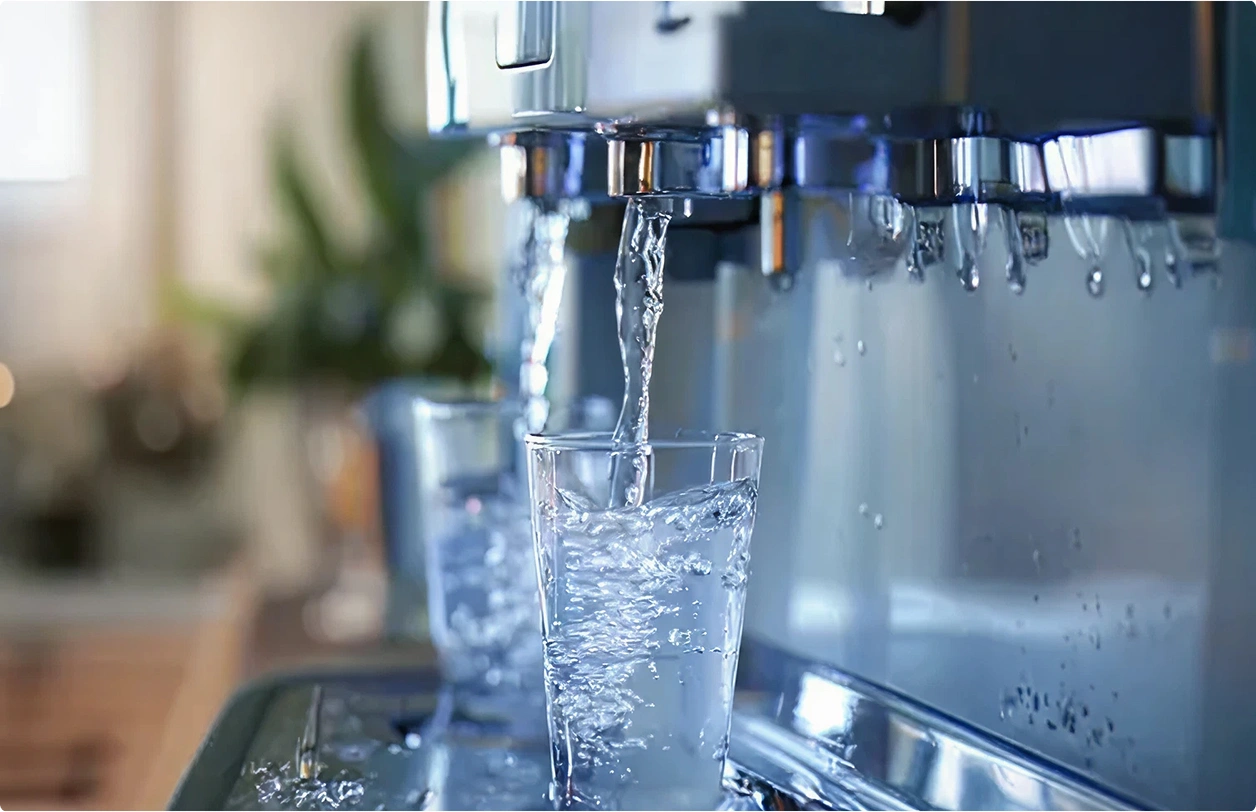 Homeowner Enjoying Clean Filtered Water At Sarasota Florida Home