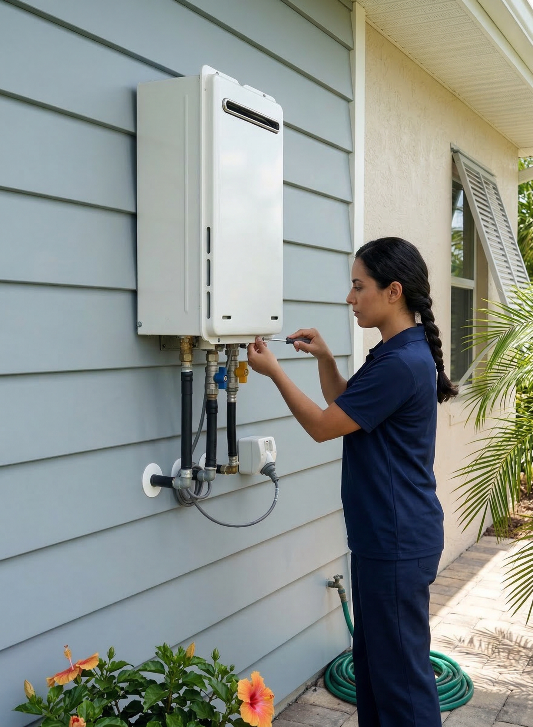 tankless water heater installation process