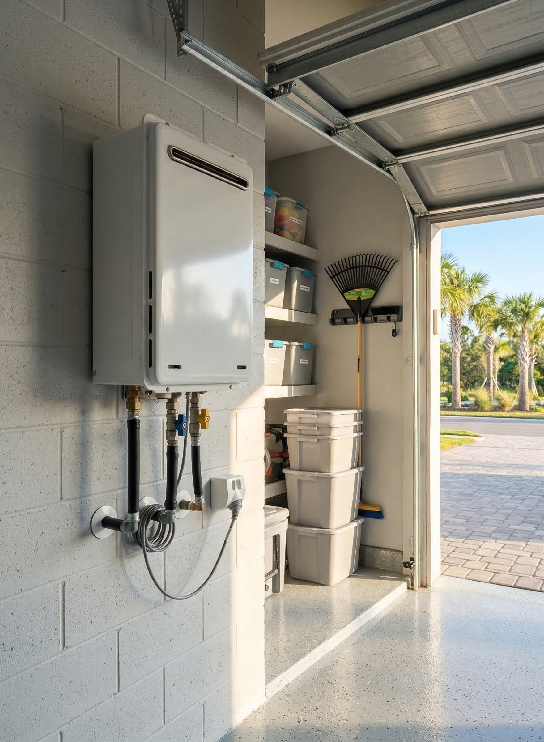 tankless water heater maintenance process