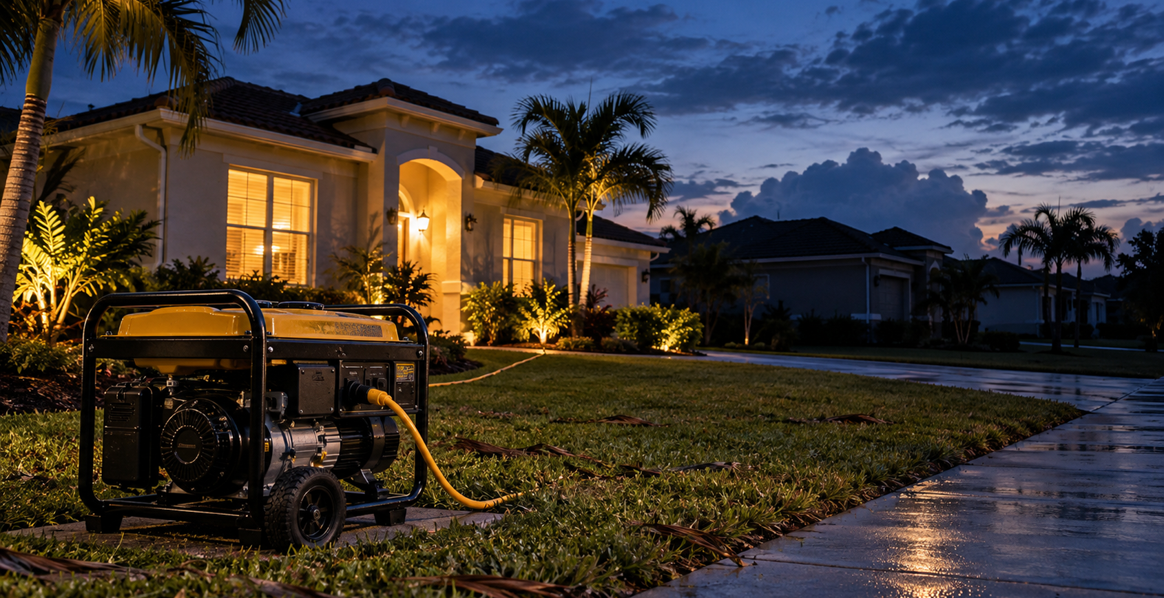 Portable-Generator-Powers-a-Florida-Home