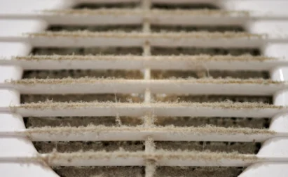 Dirty Clogged AC Air Vent Needing Veteran Air Cleaning In Sarasota