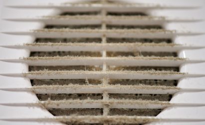 Dirty Clogged AC Air Vent Needing Veteran Air Cleaning In Sarasota